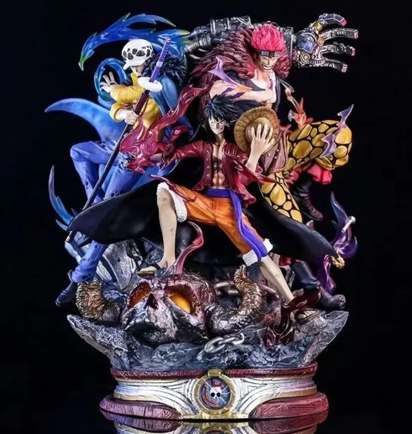 Luffy, Law and Kid trio